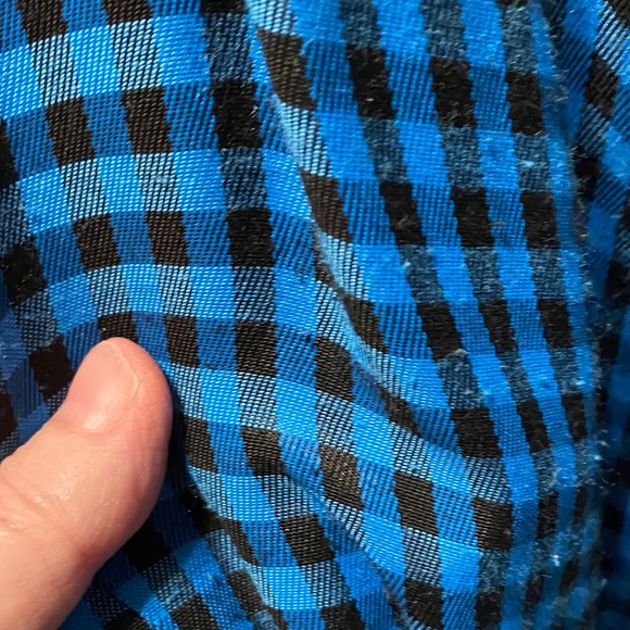 Roaman’s Blue and Black Checkered Blazer size 3X - Picture 14 of 14